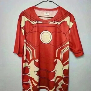 Ironman CoolMax logo shirt size XL NWT red
